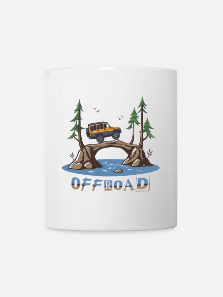 Geländewagen - Tasse - Weiß