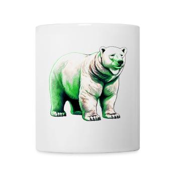 Weißer Eisbär - Tasse - Weiß - Vorne