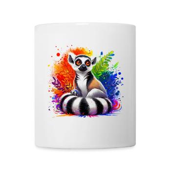 Lemur - Tasse - Weiß - Vorne