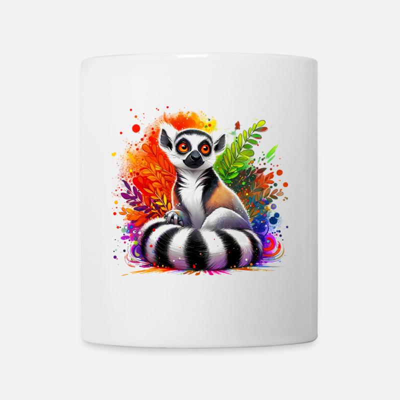 Lémurien - Mug blanc - blanc
