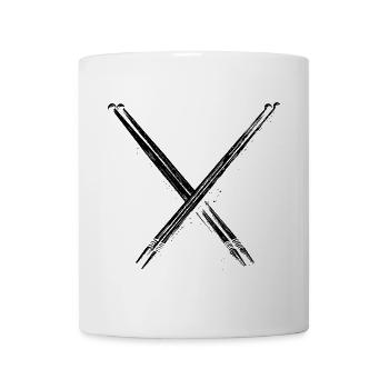 Drumsticks Graphic - Mug - white - Front