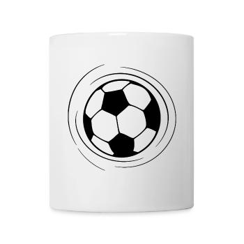 Dessin au trait de football - Mug blanc - blanc - Devant