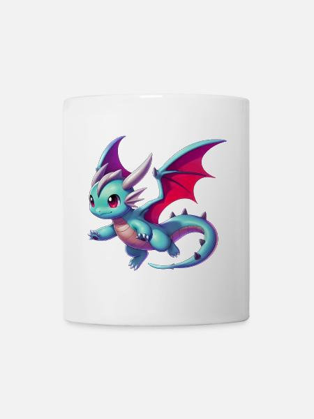 Drache - Tasse - Weiß