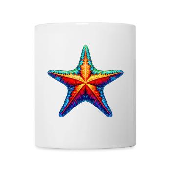 Seestern - Tasse - Weiß - Vorne