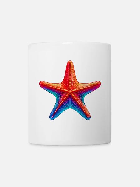 Seestern - Tasse - Weiß