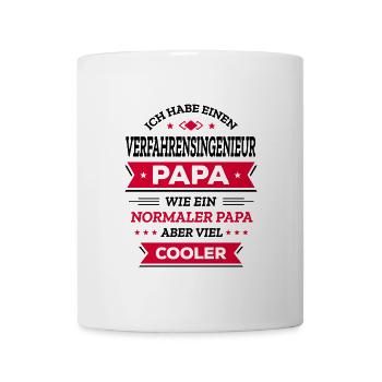 VERFAHRENSINGENIEUR PAPA - COOLER EXPERT - Tasse - Weiß - Vorne