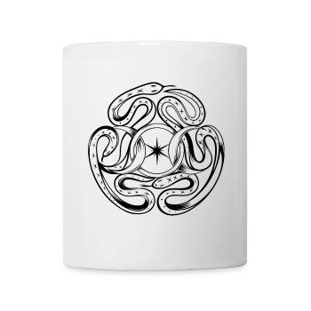 Snakes with Wheel of Hecate - Mug - white - Front