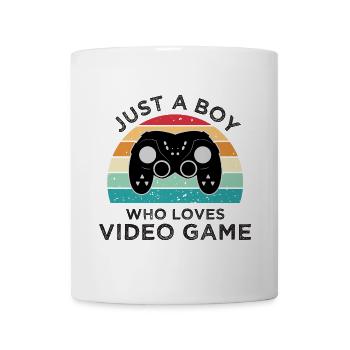 Just a Boy Who Loves Video Game - Mug - white - Front