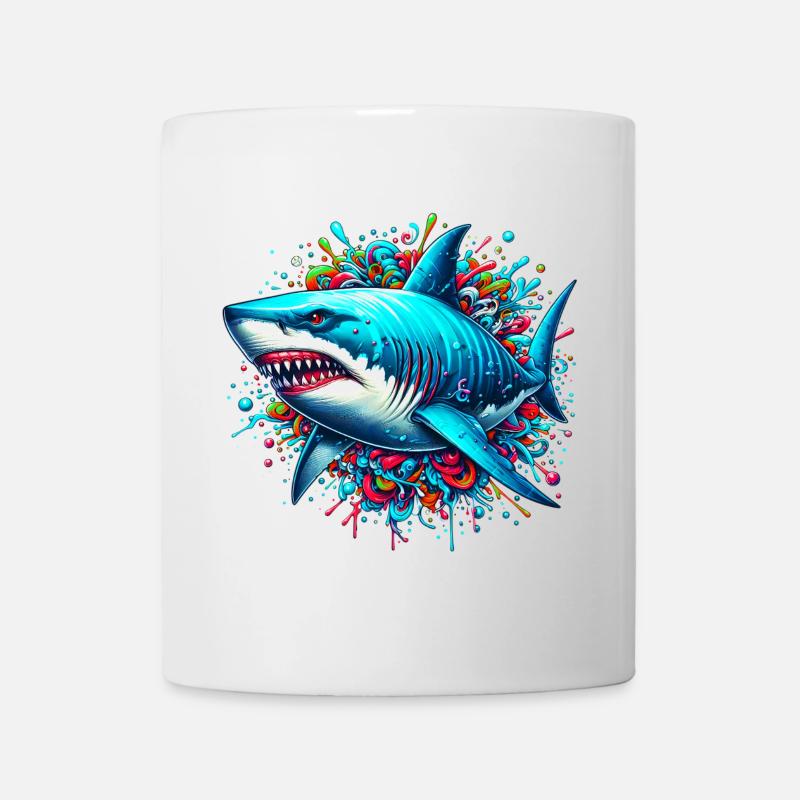 Hai - Tasse - Weiß