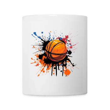 Basketball Ball Street Art - Mug - white - Front
