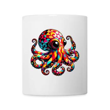 Krake - Tasse - Weiß - Vorne