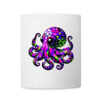 Pieuvre - Mug blanc - blanc - Devant