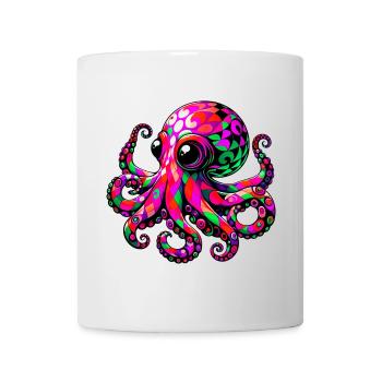 Pieuvre - Mug blanc - blanc - Devant