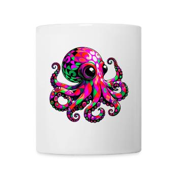 Pieuvre - Mug blanc - blanc - Devant