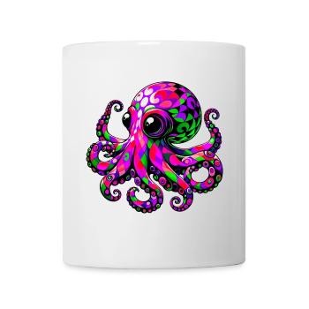 Pieuvre - Mug blanc - blanc - Devant