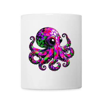 Pieuvre - Mug blanc - blanc - Devant