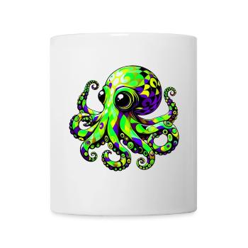 Pieuvre - Mug blanc - blanc - Devant