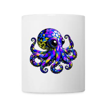 Pieuvre - Mug blanc - blanc - Devant