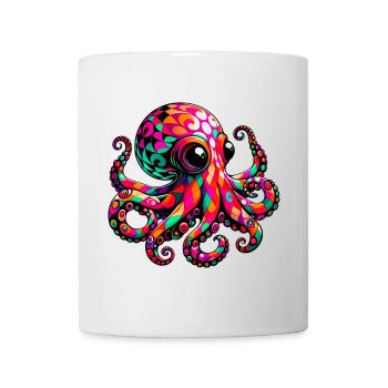 Pieuvre - Mug blanc - blanc - Devant