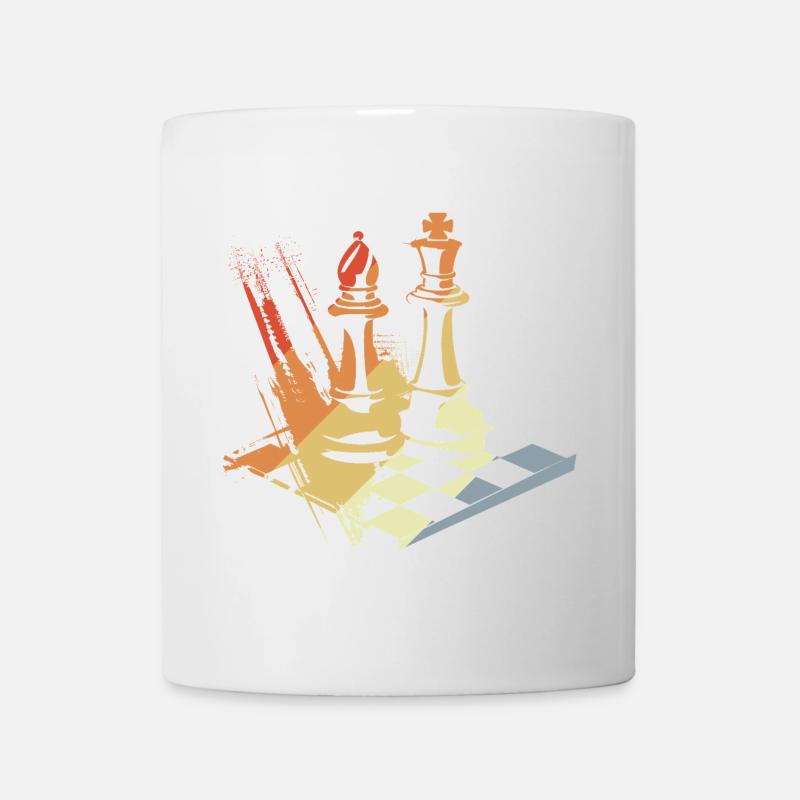 Échecs vintage - Mug blanc - blanc