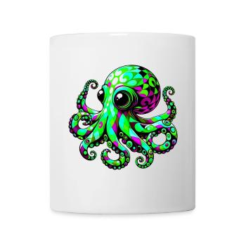 Pieuvre - Mug blanc - blanc - Devant