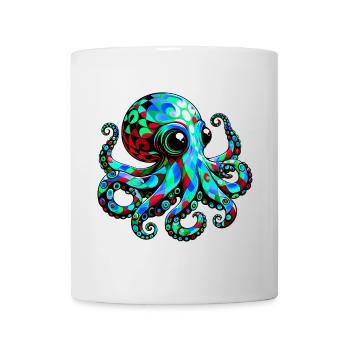 Pieuvre - Mug blanc - blanc - Devant