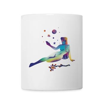 Cosmic Dreams Silhouette - Mug - white - Front