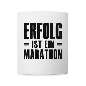 Success is a marathon founder entrepreneur - Mug - white - Front