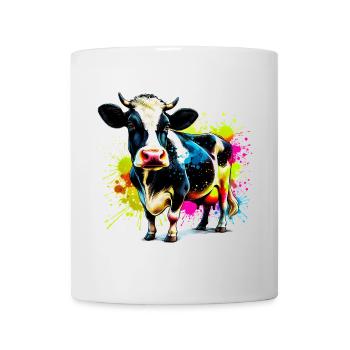 Vache - Mug blanc - blanc - Devant