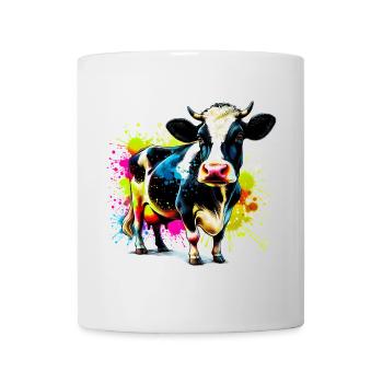 Vache - Mug blanc - blanc - Devant