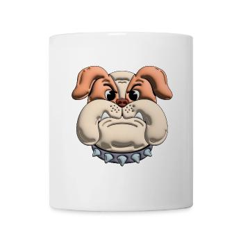 Chien Bouledogue 3D - Mug blanc - blanc - Devant