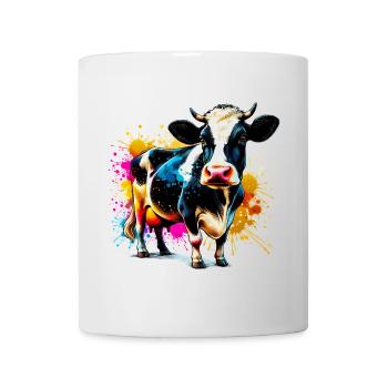 Vache - Mug blanc - blanc - Devant