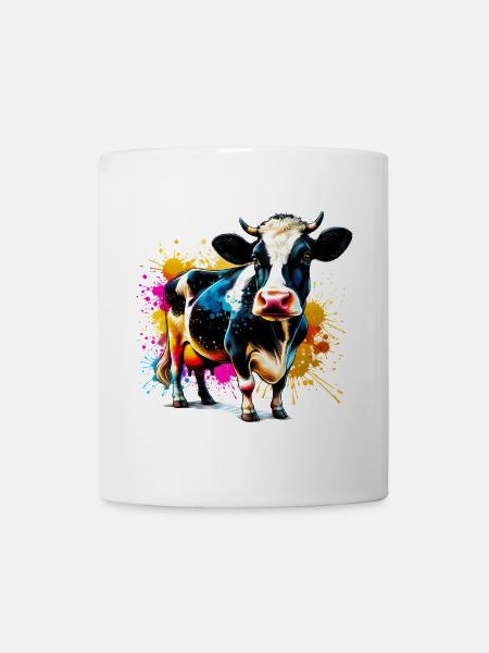 Kuh - Tasse - Weiß