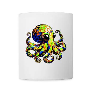 Pieuvre - Mug blanc - blanc - Devant