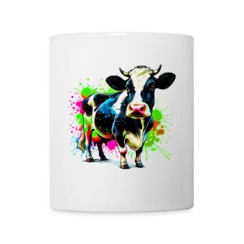Vache - Mug blanc - blanc - Devant
