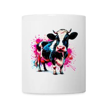 Vache - Mug blanc - blanc - Devant
