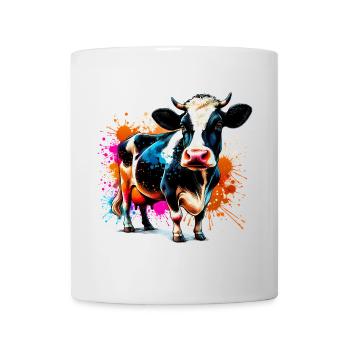 Vache - Mug blanc - blanc - Devant