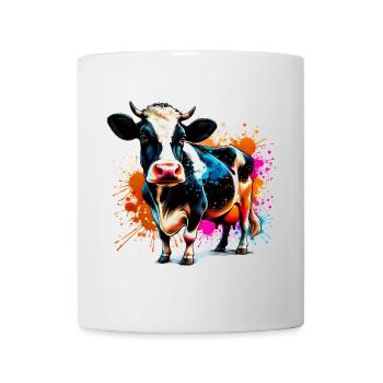 Vache - Mug blanc - blanc - Devant