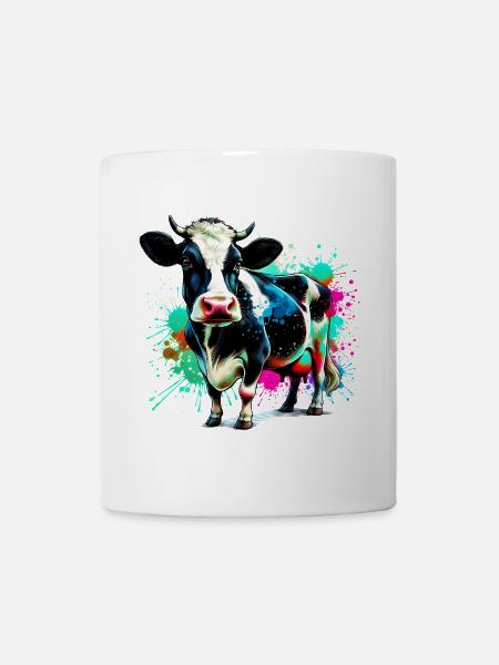 Kuh - Tasse - Weiß