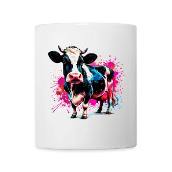 Vache - Mug blanc - blanc - Devant