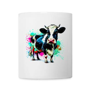 Vache - Mug blanc - blanc - Devant