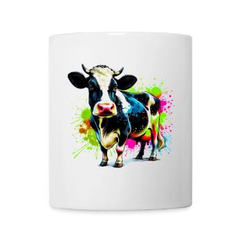 Vache - Mug blanc - blanc - Devant