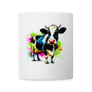 Vache - Mug blanc - blanc - Devant