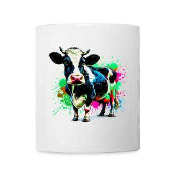 Vache - Mug blanc - blanc - Devant