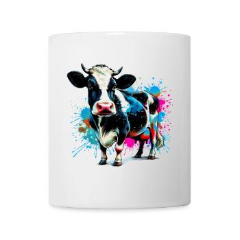 Vache - Mug blanc - blanc - Devant