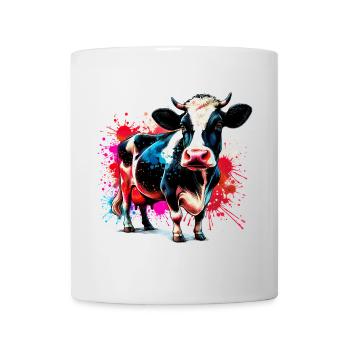 Vache - Mug blanc - blanc - Devant