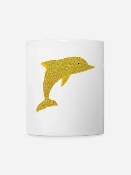 Niedlicher Delfin - Tasse - Weiß