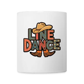 Line Dance mein Hobby - meine Passion - mein Ding - Tasse - Weiß - Vorne