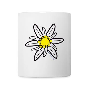 BAVARIAN UNICORN - Edelweiß - Tasse - Weiß - Vorne
