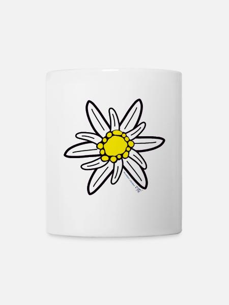 BAVARIAN UNICORN - Edelweiss - Mug - white